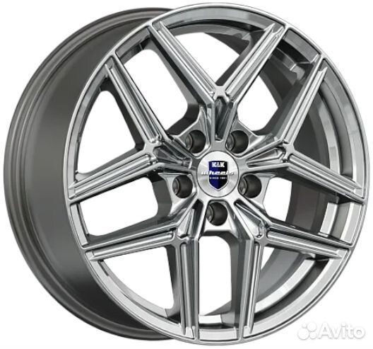 K&K Юнион : 7x17 5*114.3 Et:40 Dia:66.1 Дарк платинум
