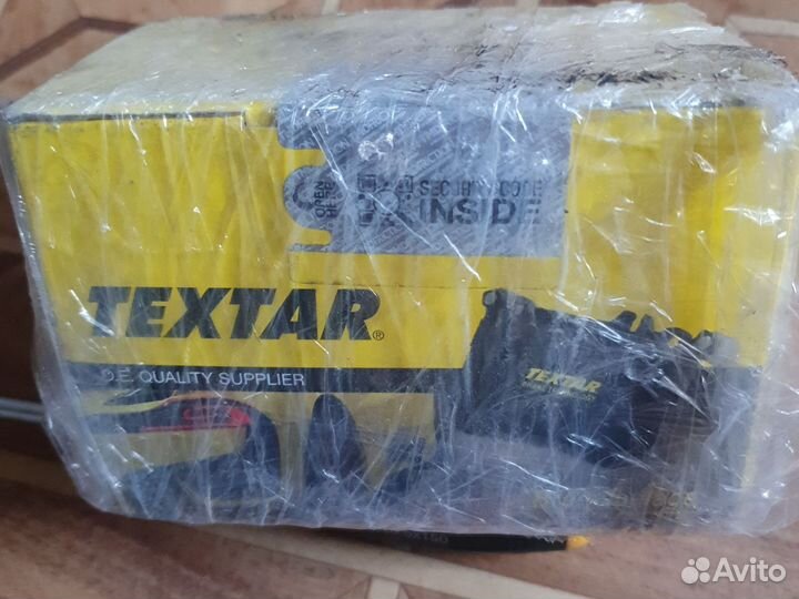 Колодки тормозные передние textar — 2016804
