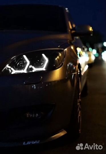 Ангельские глазки дхо на Mazda 3 BK седан/ хэтчбек