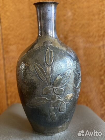 Серебро ваза Япония 687гр