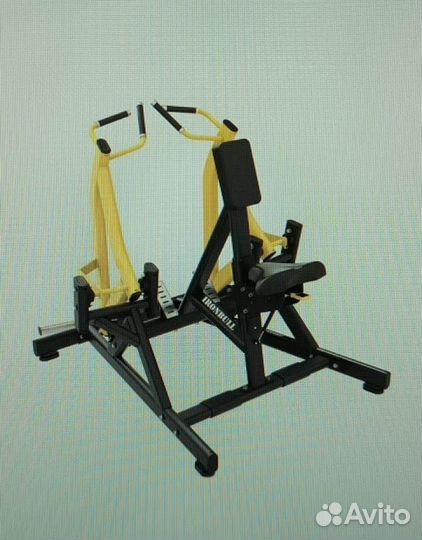 Силовой тренажер Гребная тяга нагружаемый дисками