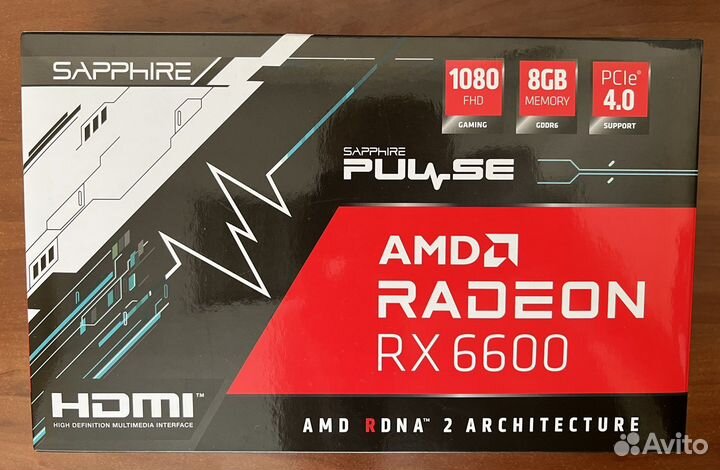 AMD Radeon rx 6600 8Gb новая видеокарта