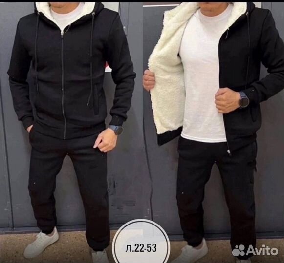 Спортивный костюм мужской утепленный новый