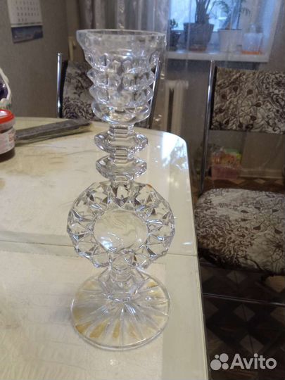 Хрустальный подсвечник СССР