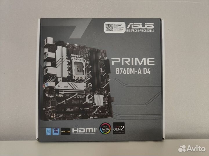 Материнская плата asus prime B760M-A wifi