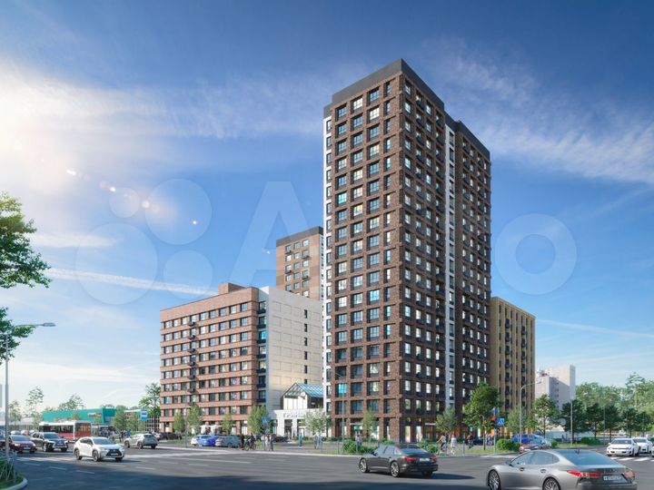 2-к. квартира, 57,1 м², 2/9 эт.