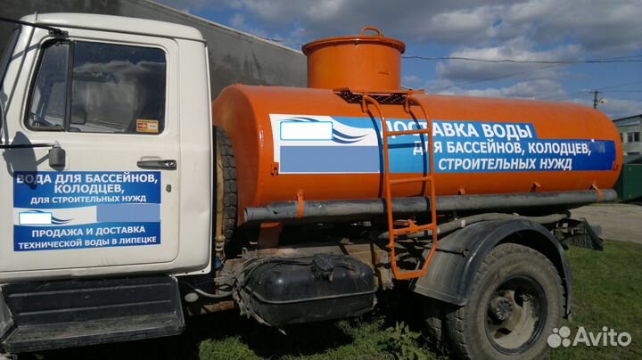 Доставка воды от 1м3 и более (Водовозом)