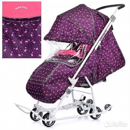 Санки коляска ника 3-1 новые