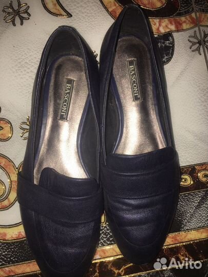 Туфли кожаные