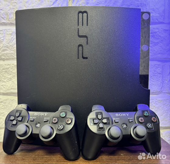 Sony playstation 3 slim 320gb 23игры