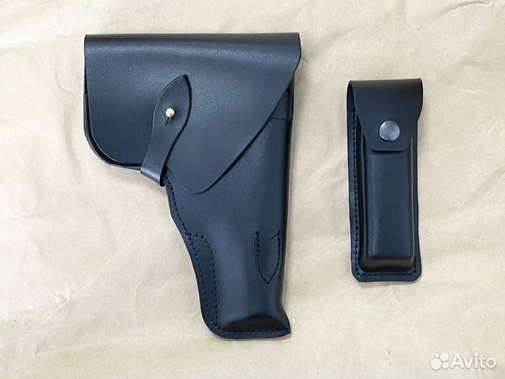Кобура штатная пистолета Ярыгина. Натуральня кожа