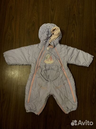 Детские зимние комбинезоны (56 см и 80 см)