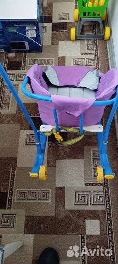 Санки с ручкой