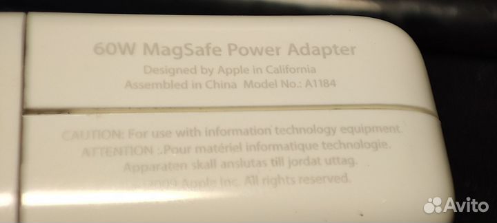 Macbook зарядное устройство блок питания