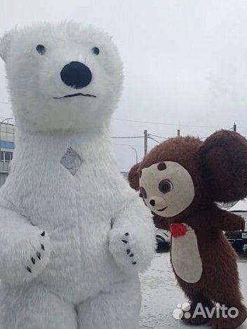 Мишка и чебурашка поздравление