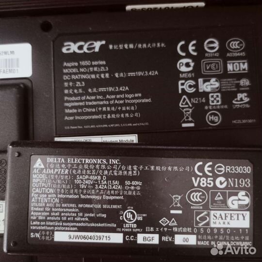 Ноутбук Acer Aspire