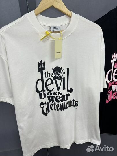 Футболка Vetements the devil oversize (унисекс)