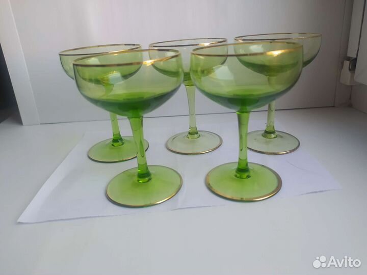 Рюмки богемия цветное стекло