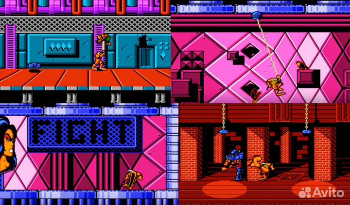 Картридж Dendy battle toads 3