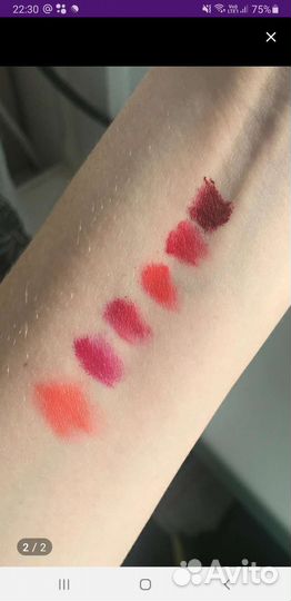 NYX палетка помад для губ, 6 оттенков