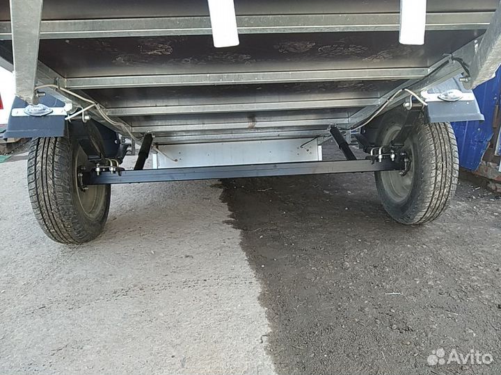 Прицеп оцинкованный с тентом 2.5*1.3 от пфс