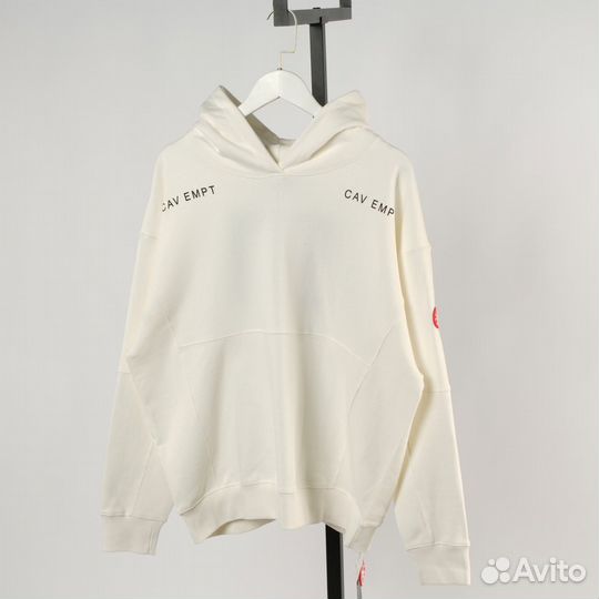 Худи cav empt бежевое оверсайз