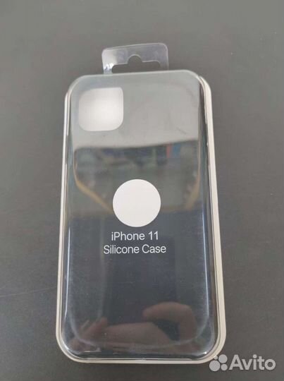 Силиконовый чехол на iPhone 11 Чёрный