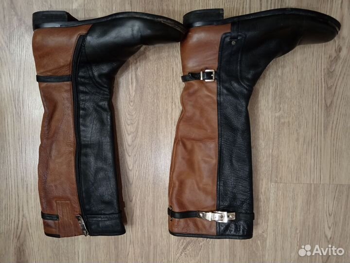 Сапоги женские натуральная кожа италия