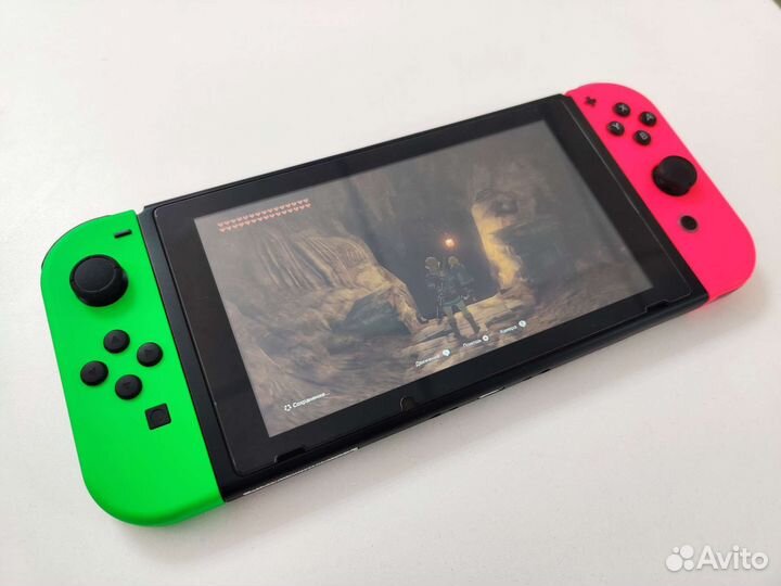 Nintendo Switch v2 + чипованный + большой комплект