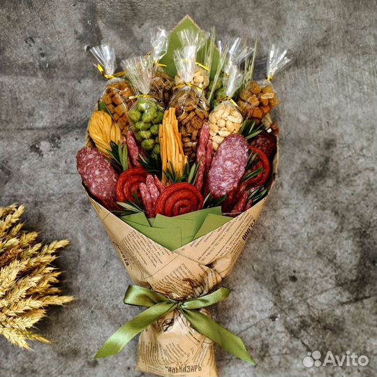 Съедобные букеты для мужчин