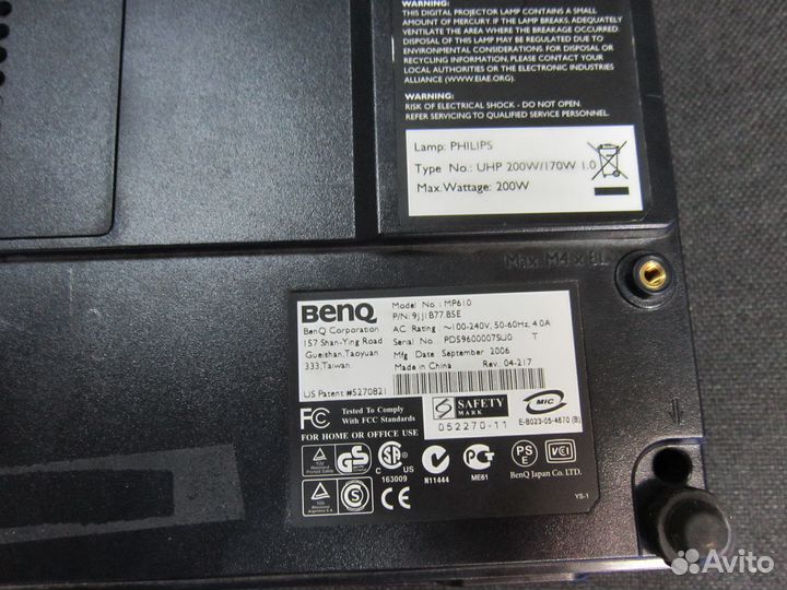 Проектор Epson EMP-TW10H, benq MP610