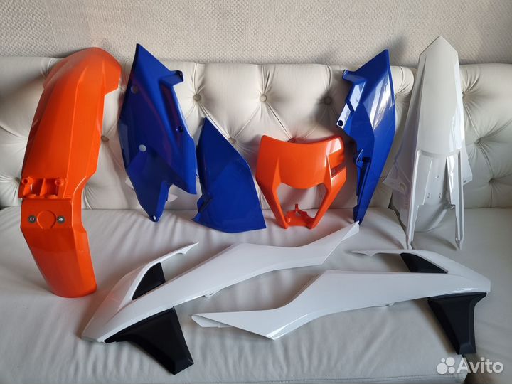 Пластик KTM EXC/EXC-F/XC-W/XCF-W 17-18 OEM 6DAY
