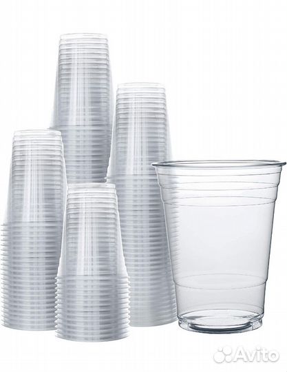 Пластиковые стаканы 0,4 л