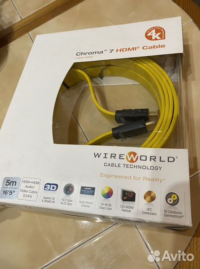 Кабель wirewold hdmi