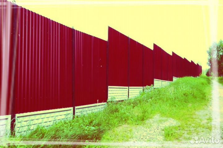 Забор из профнастила