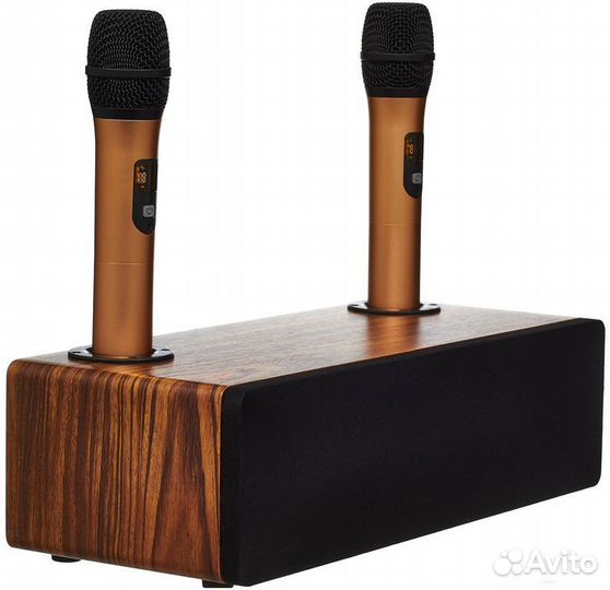 Акустическая караоке-система KS-120W С двумя микро