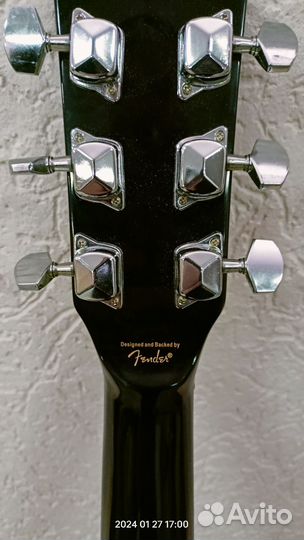 Акустическая гитара fender squier SA-105