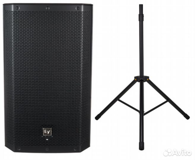 Electro voice zlx 12p комплект колонка + стойка