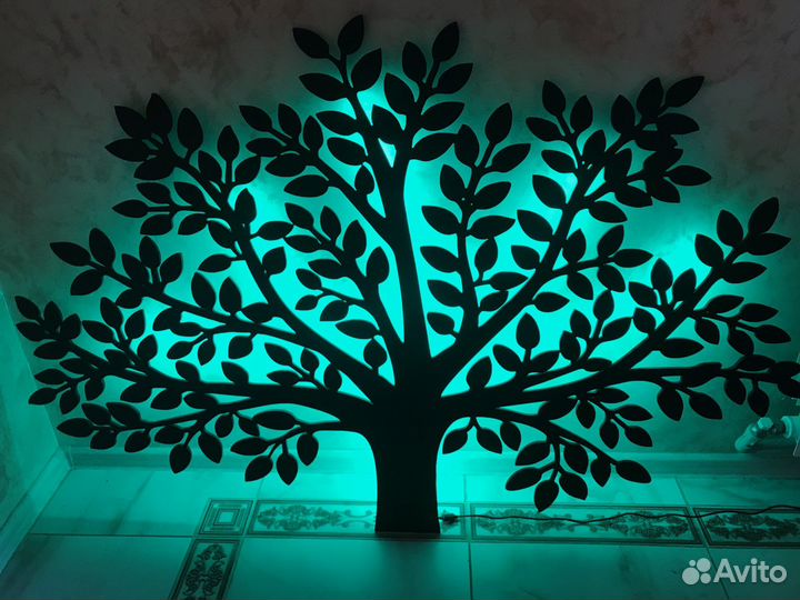 Деревянное панно- картина на стену