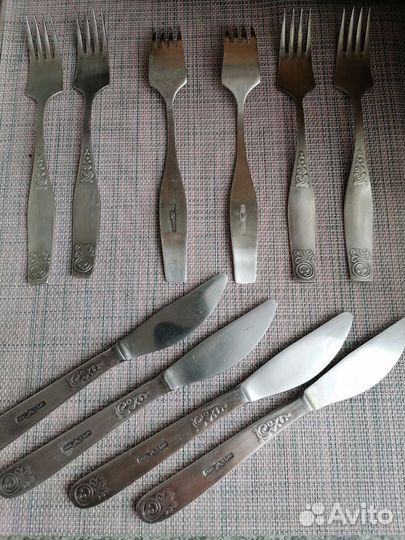 Столовые приборы мельхиор СССР