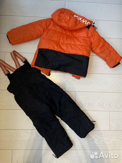 Детский зимний комбинезон на мальчика 110