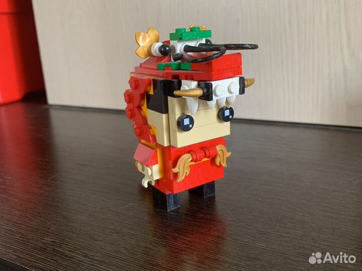 Lego brick headz 40354 дракон денс гай