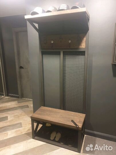 Гардероб в стиле лофт