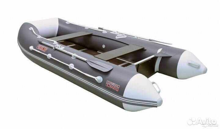 Лодка пвх Посейдон Викинг-320 Н серый/белый