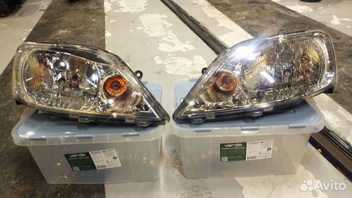 Фары renault logan 1 фаза 2