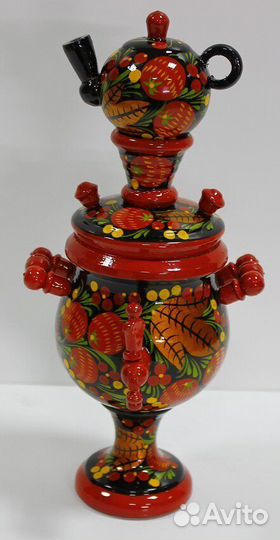 Сухарница. Солонка. Кружка. Хохлома