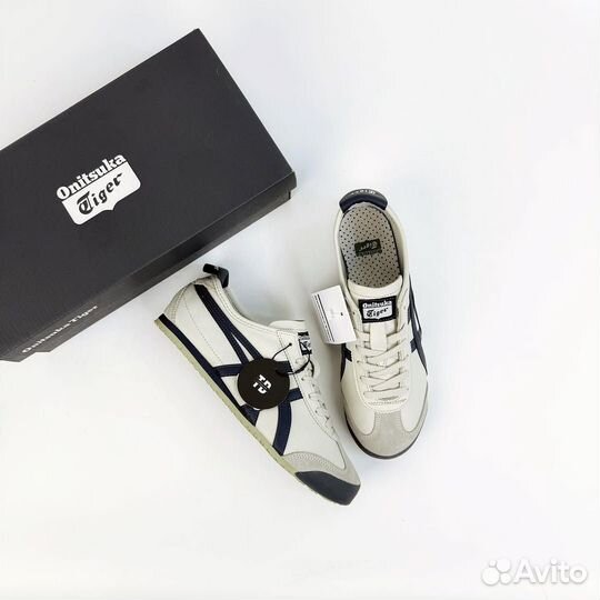 Кеды бежевые Onitsuka Tiger Mexico 66 Birch Berken