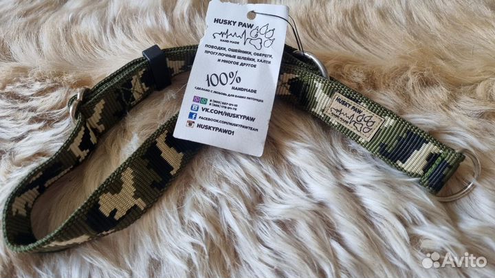 Ошейник для собаки полуудавка новый