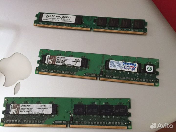 Оперативная память 1 Gb (2*512) DDR2