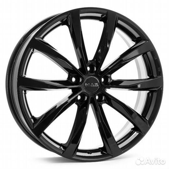 R18 5x114,3 7,5J ET38 D76 MAK Wolf Gloss Black